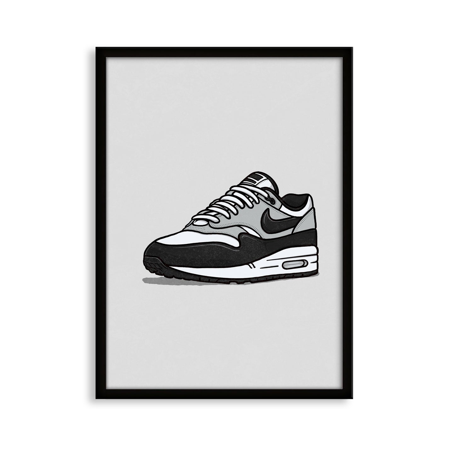AM1 Black White Print