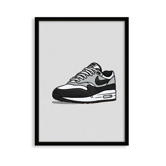 AM1 Black White Print