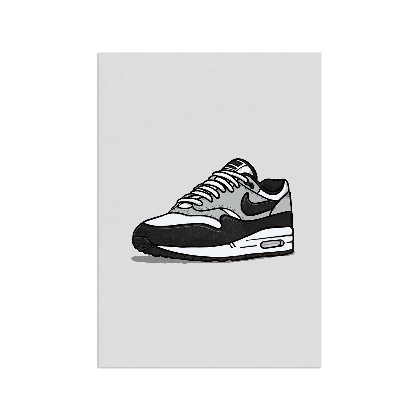 AM1 Black White Print