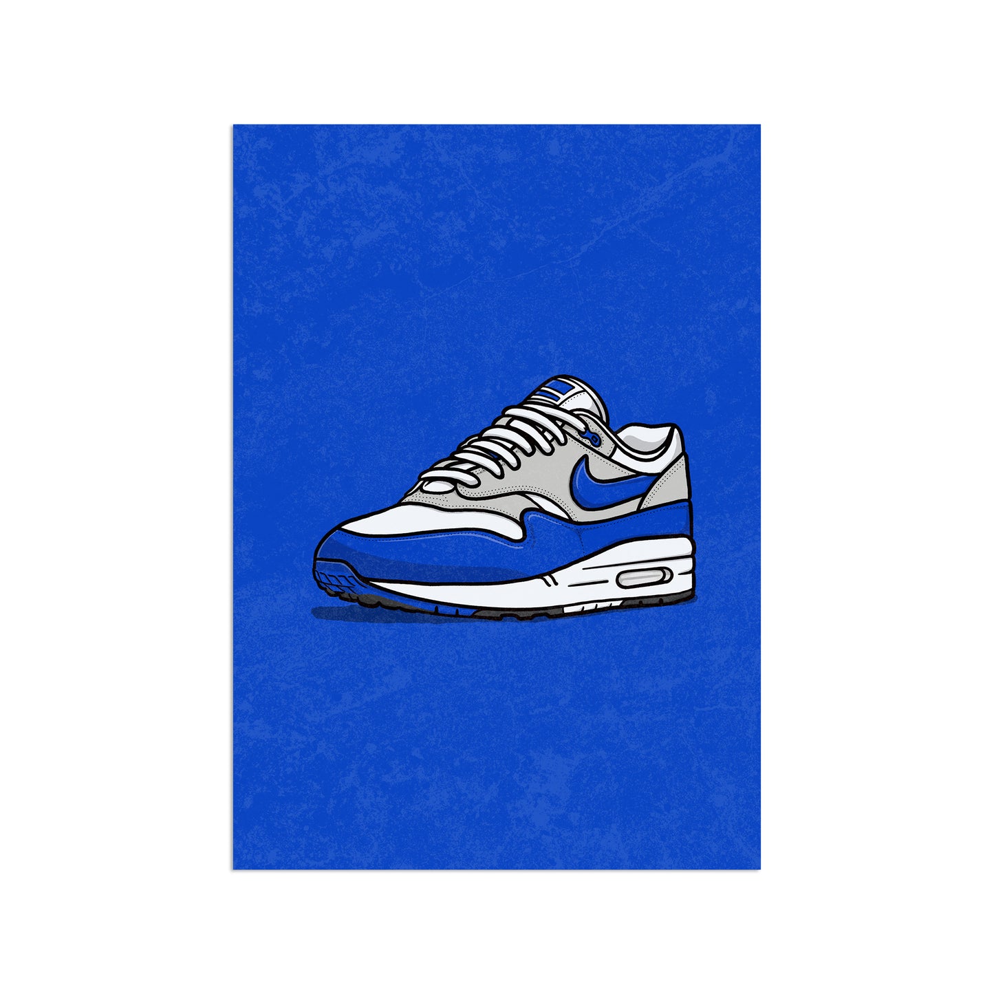 AM1 Royal Blue on Blue Print