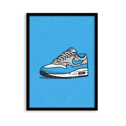 AM1 University Blue on Blue Print