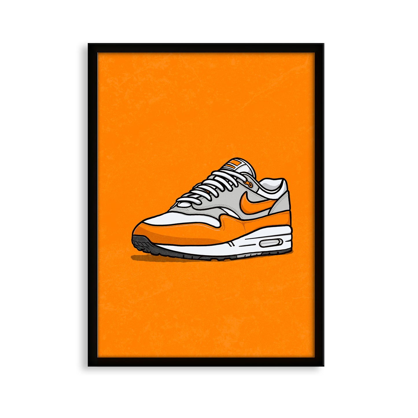 AM1 Safety Orange on Orange Print