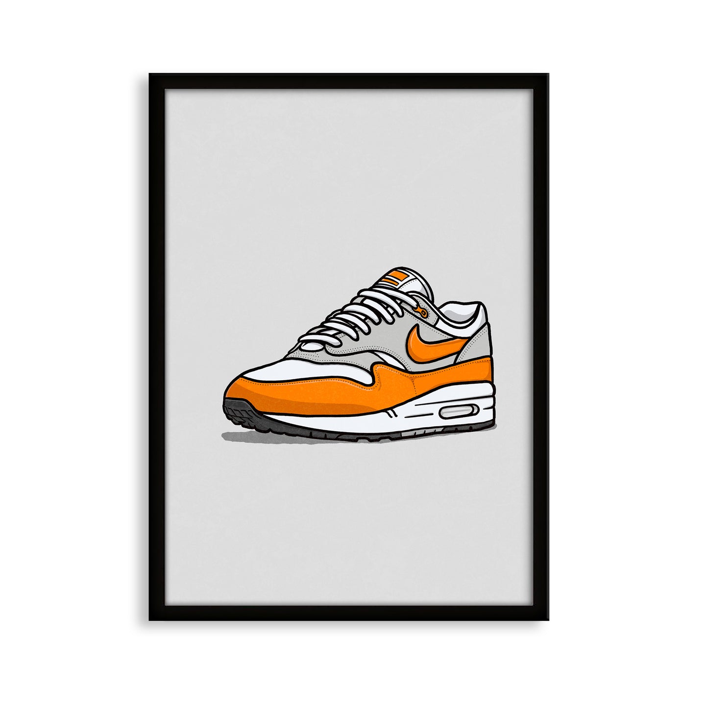 AM1 Safety Orange Print