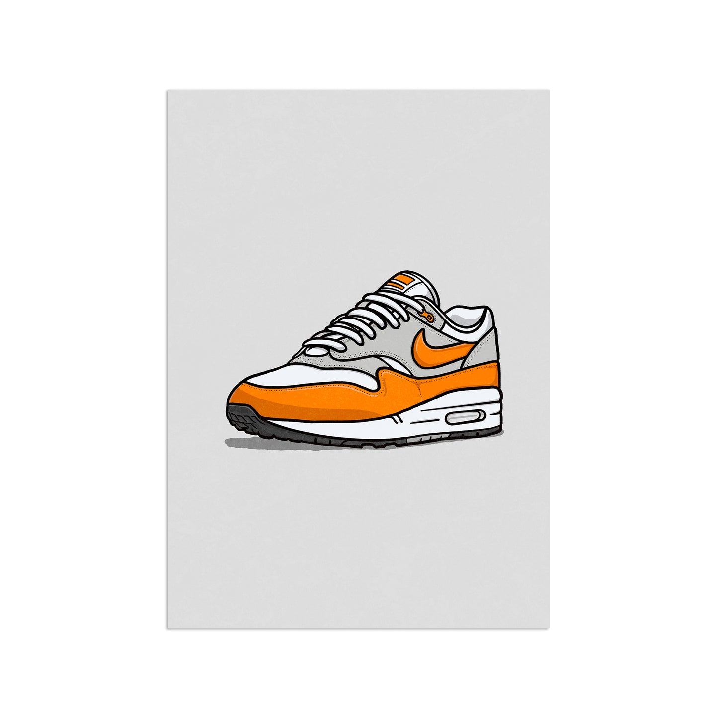 AM1 Safety Orange Print