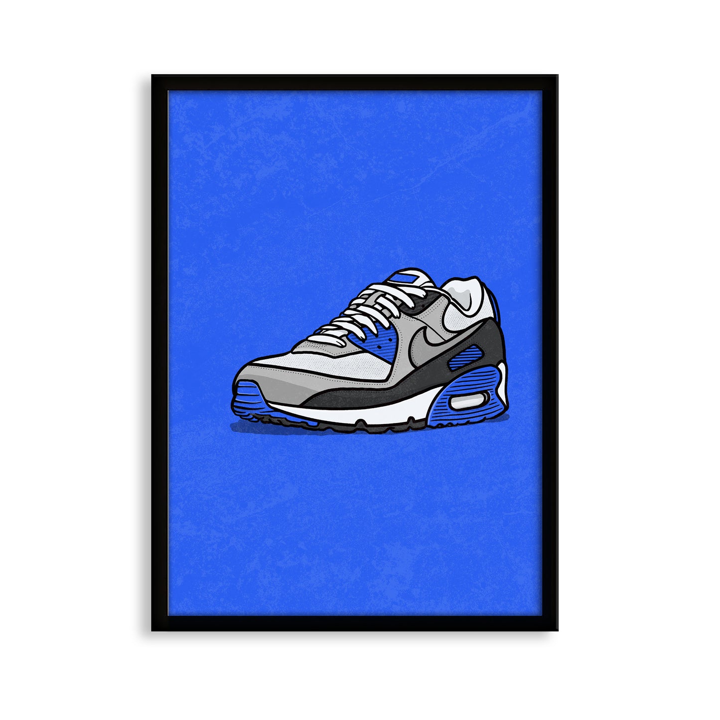 AM90 Hyper Royal on Blue Print