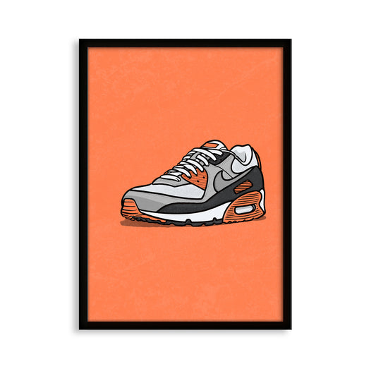 AM90 Total Orange on Orange Print