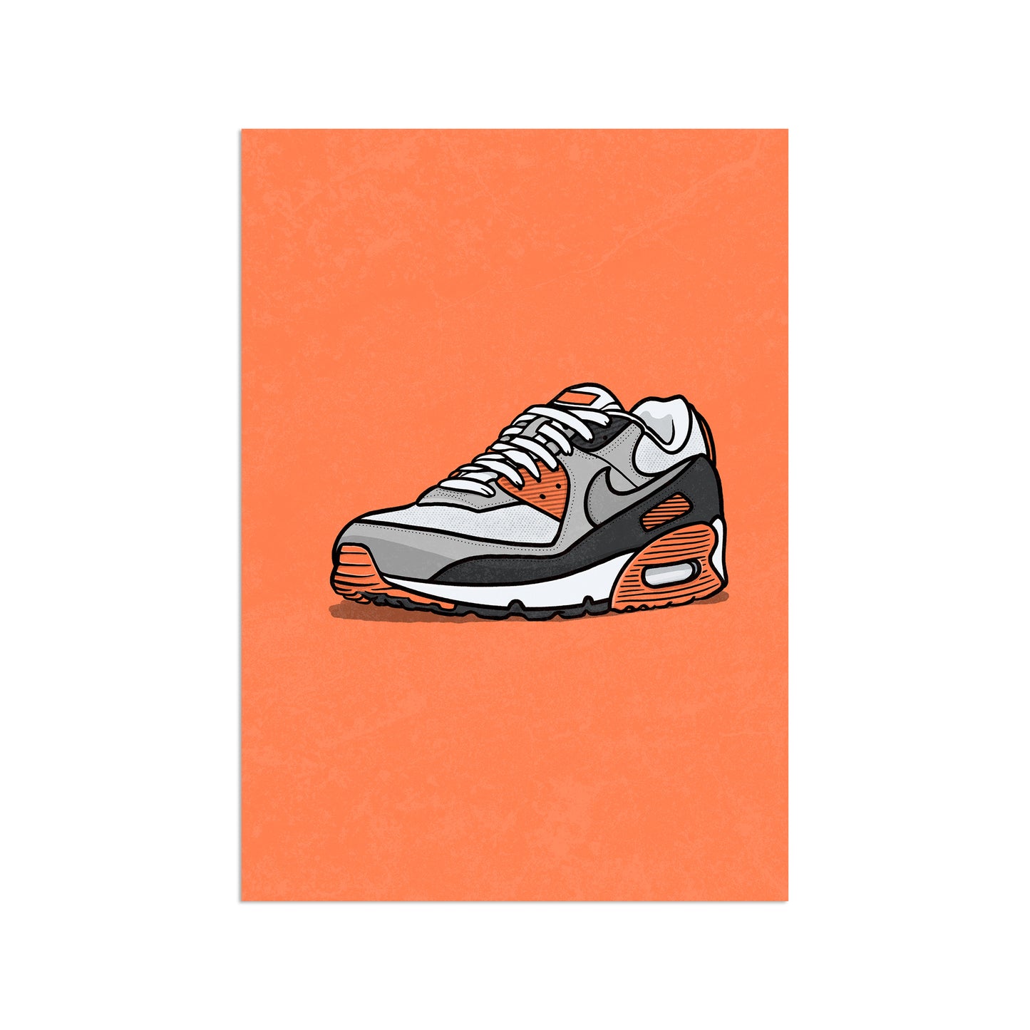 AM90 Total Orange on Orange Print