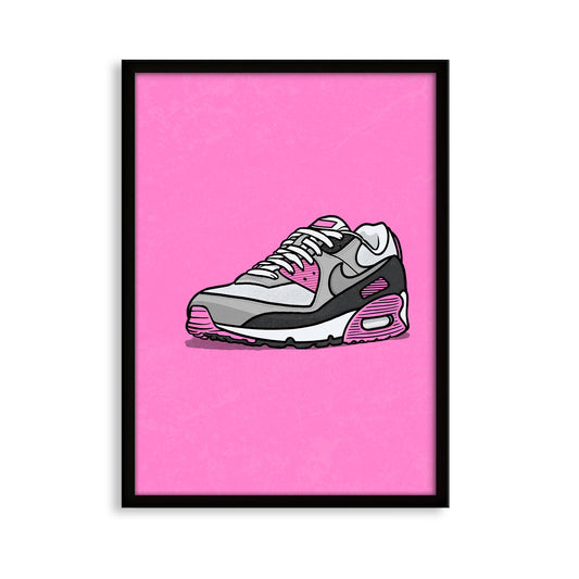 AM90 Rose Pink on Pink Print