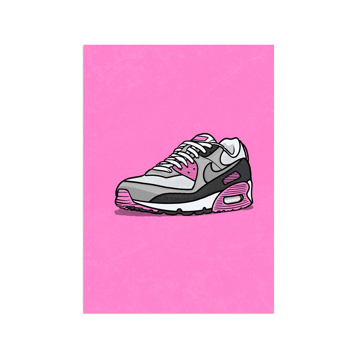 AM90 Rose Pink on Pink Print