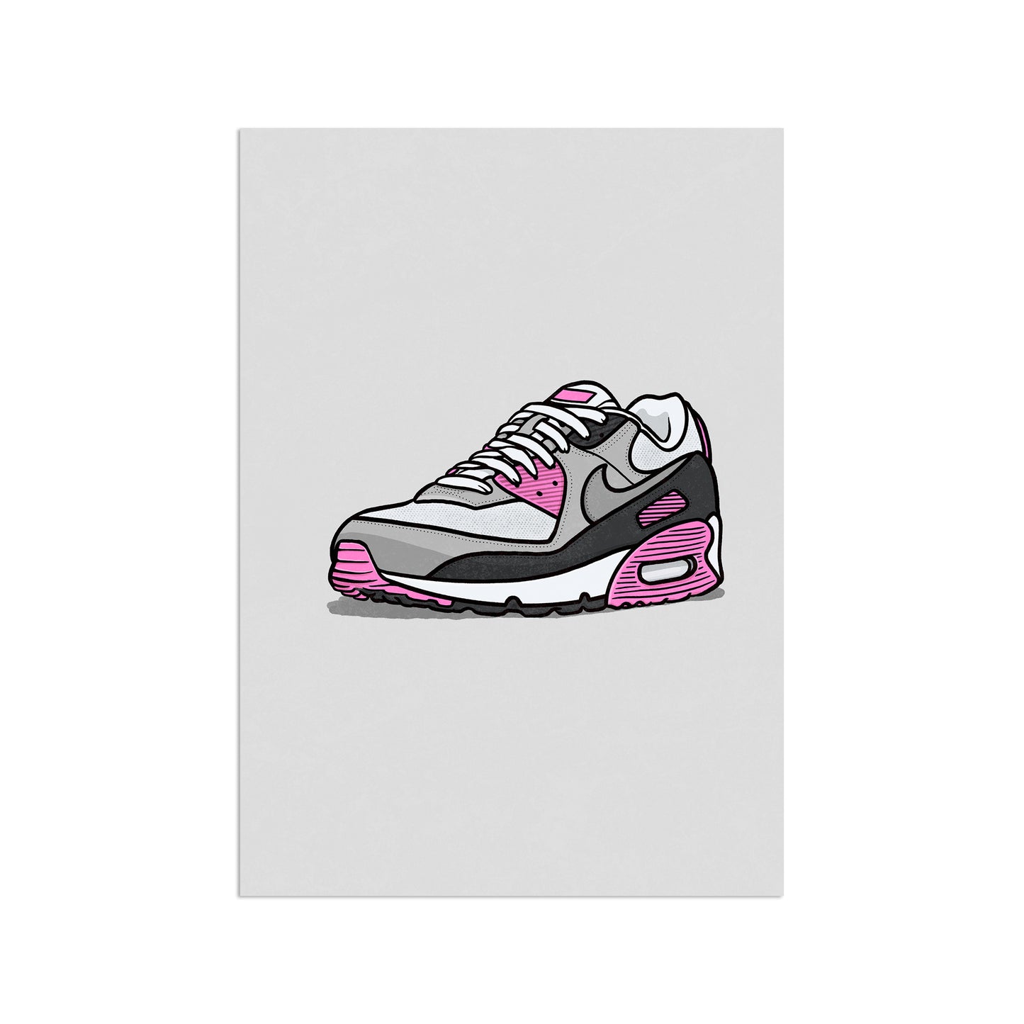 AM90 Rose Pink Print