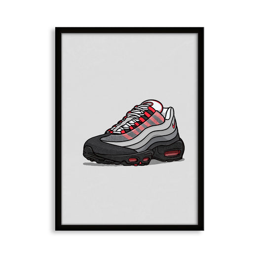 AM95 Solar Red Print