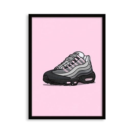 AM95 Pink Foam on Pink Print
