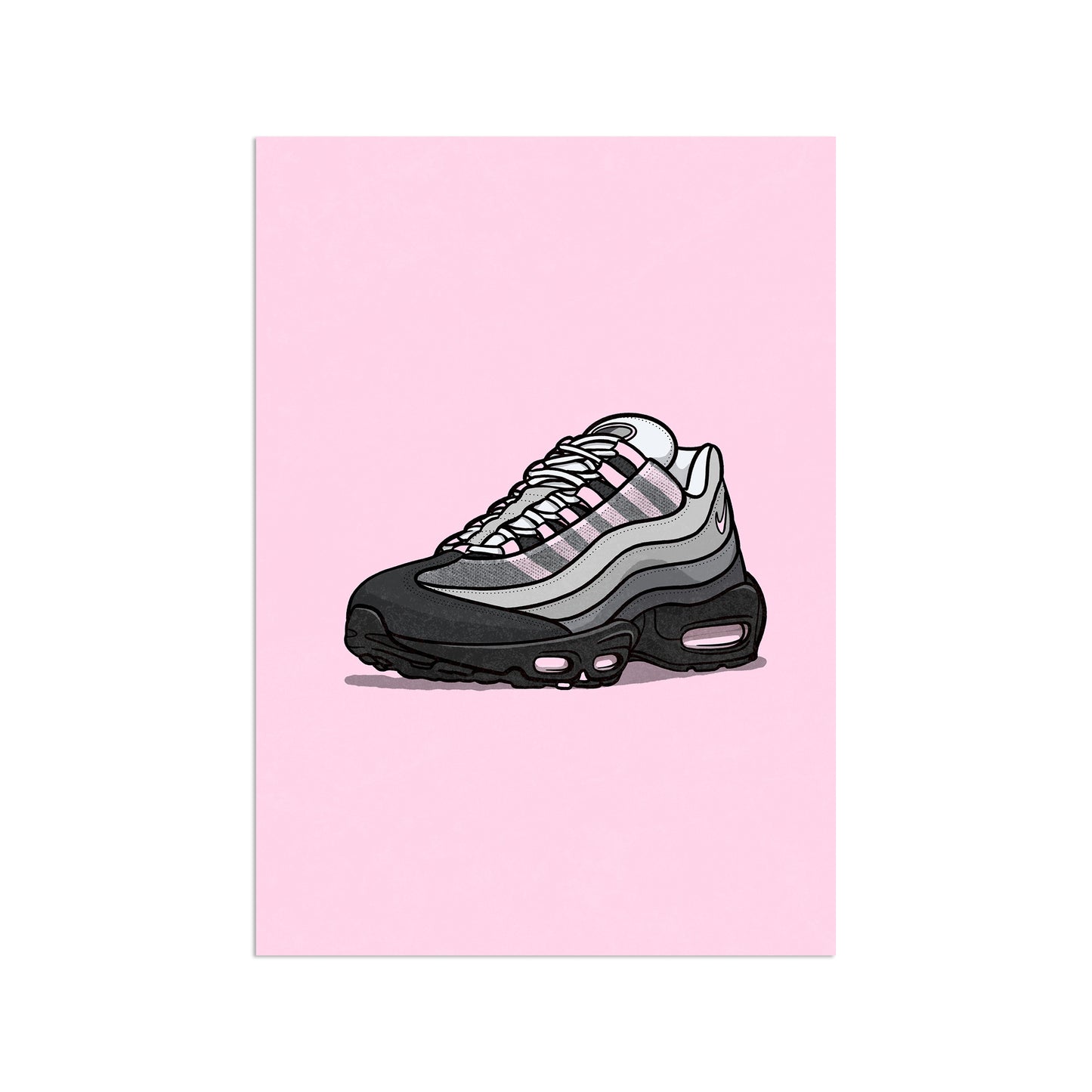 AM95 Pink Foam on Pink Print