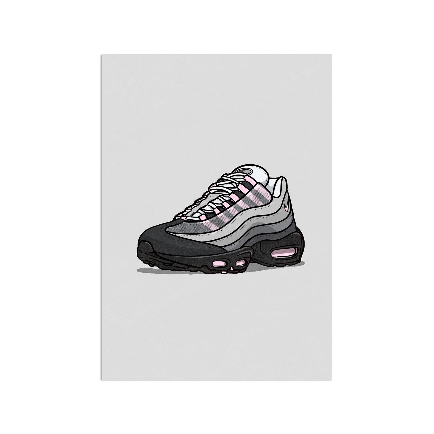 AM95 Pink Foam Print