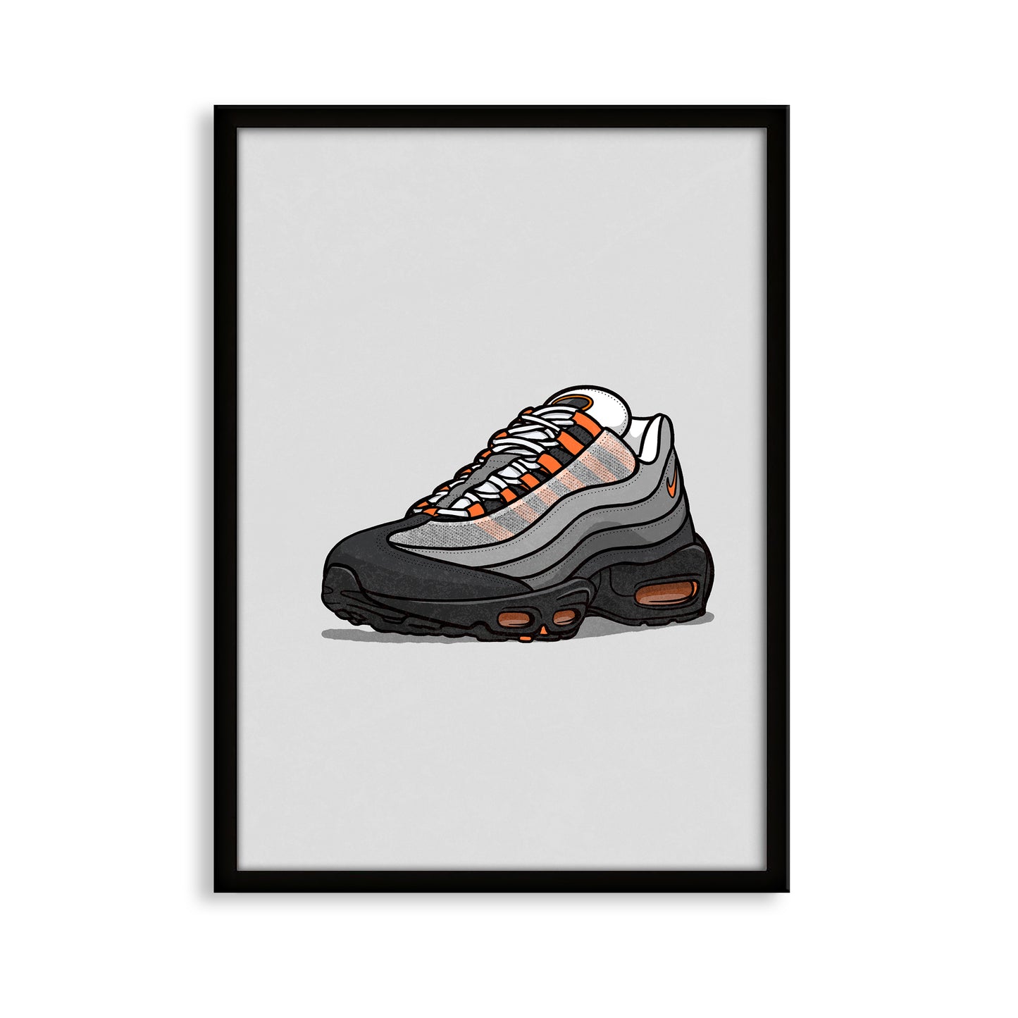 AM95 Bright Mandarin Print