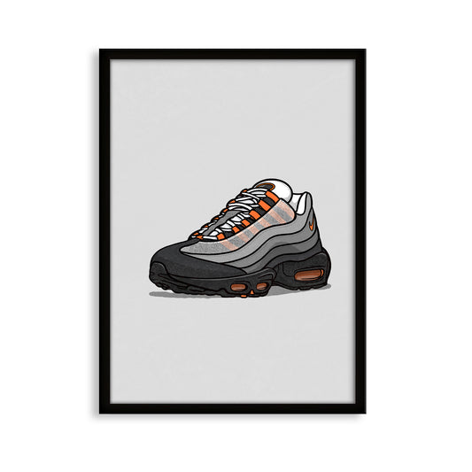 AM95 Bright Mandarin Print