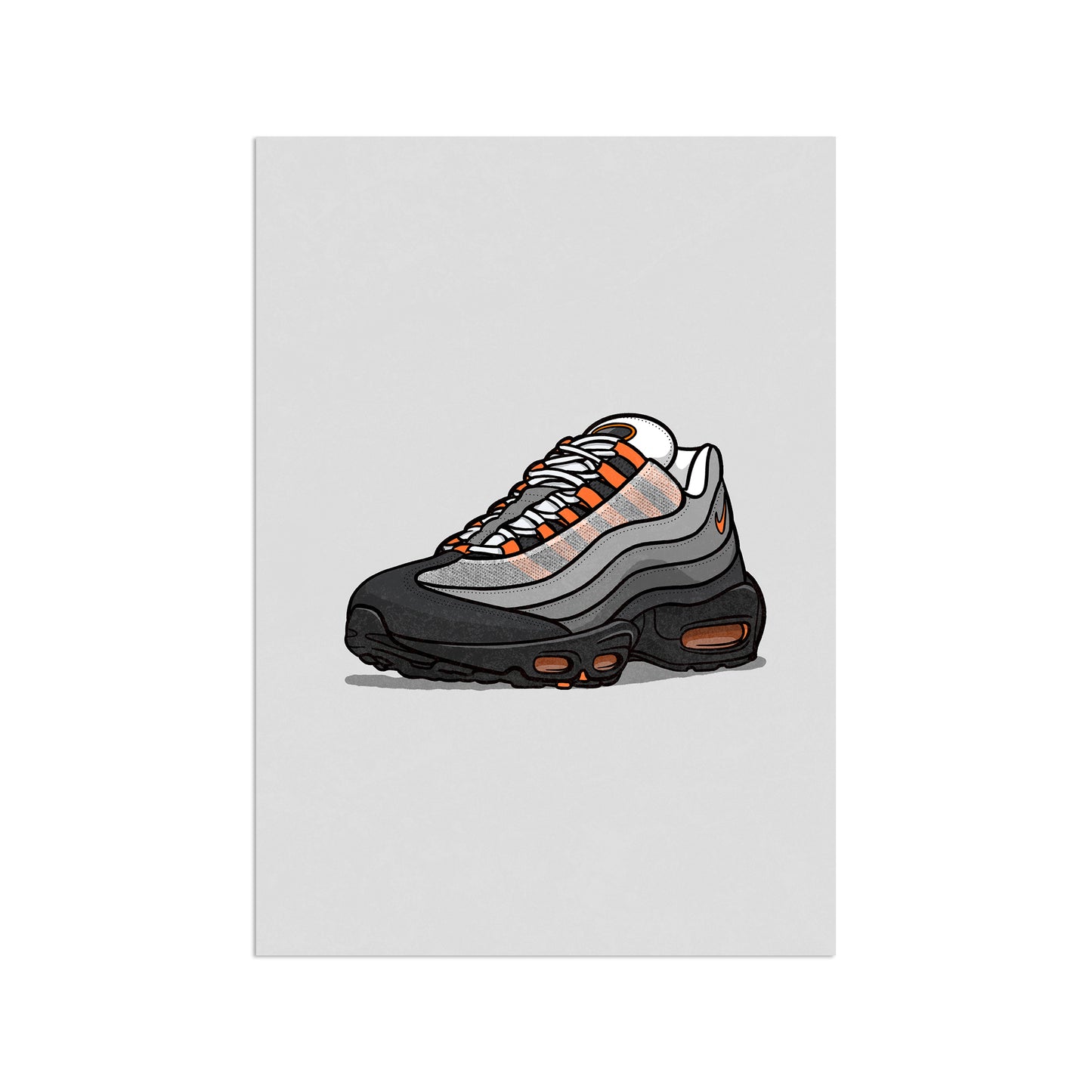 AM95 Bright Mandarin Print