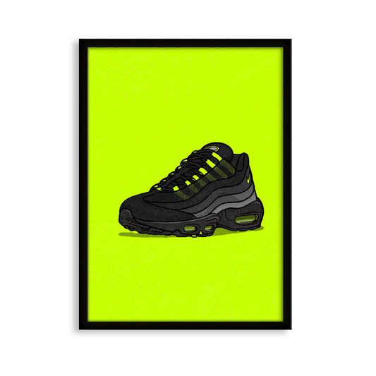 AM95 Reverse Neon on Neon Print