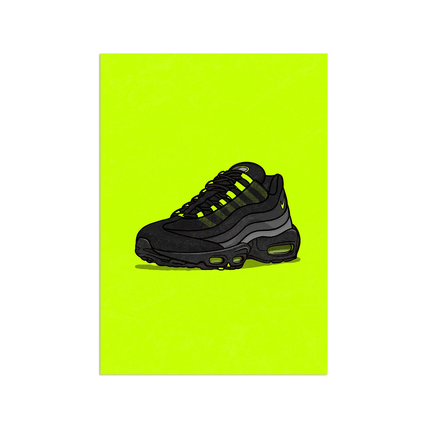 AM95 Reverse Neon on Neon Print