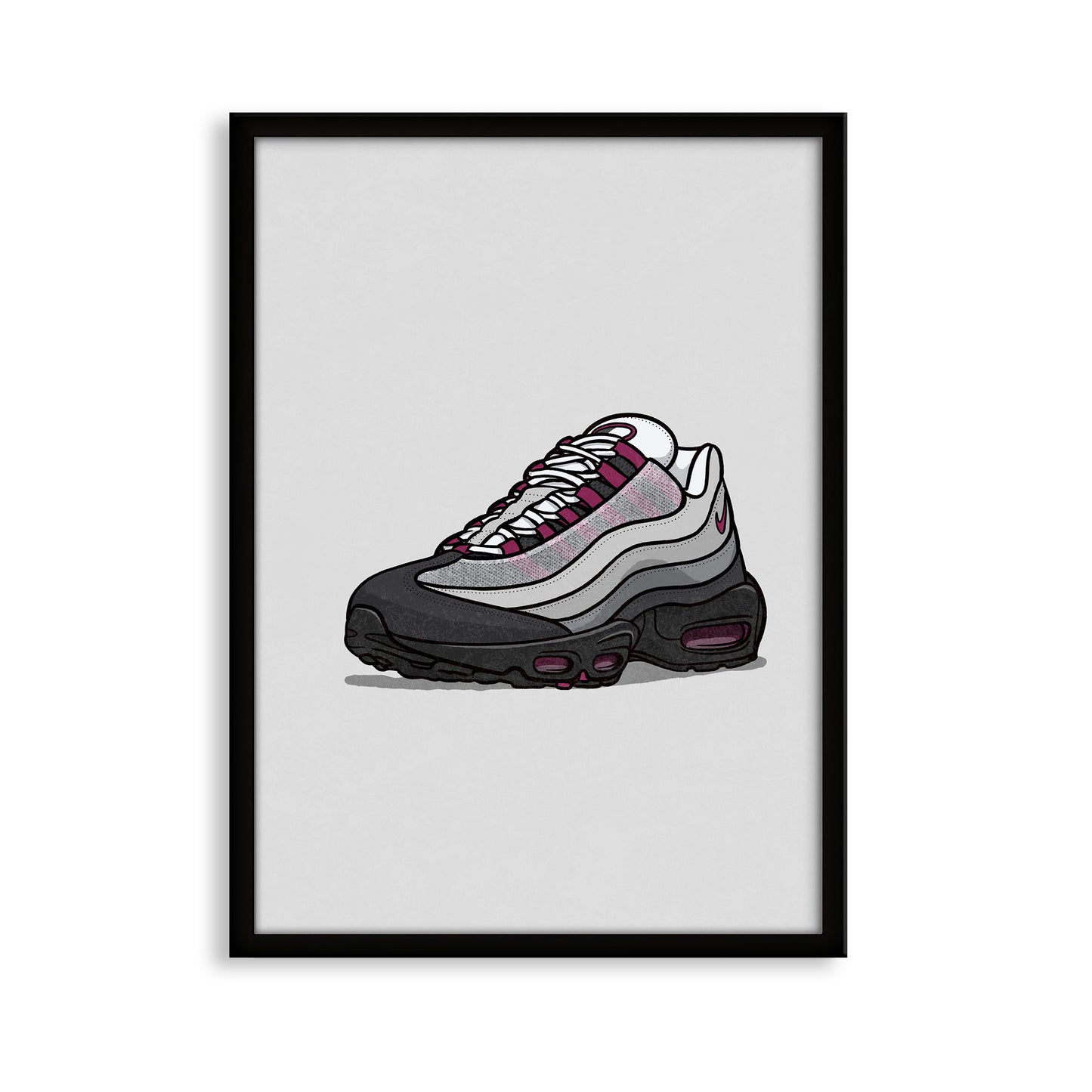 AM95 Dark Beetroot Print