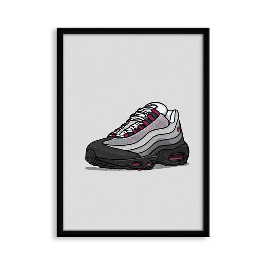 AM95 Dark Beetroot Print