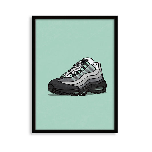 AM95 Fresh Mint on Mint Print
