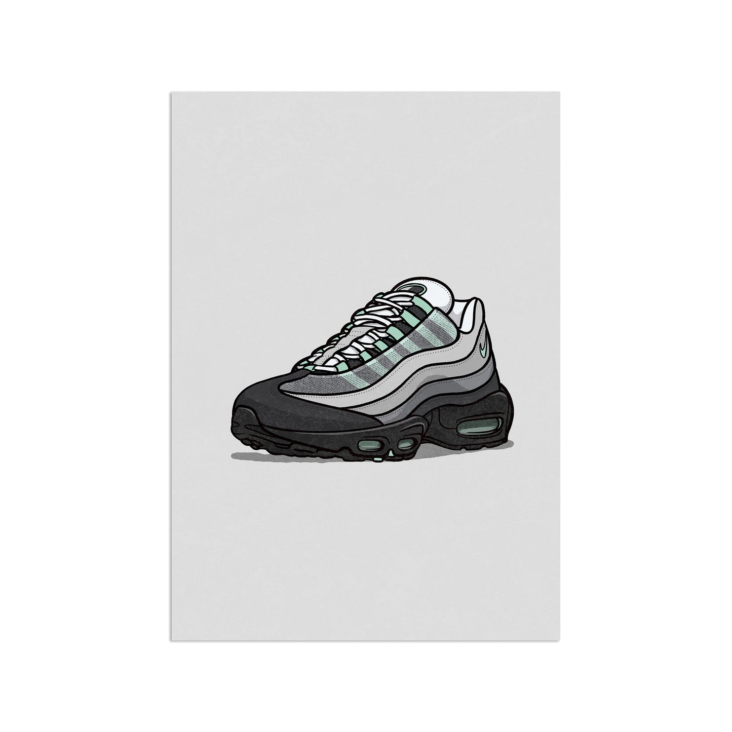 AM95 Fresh Mint Print