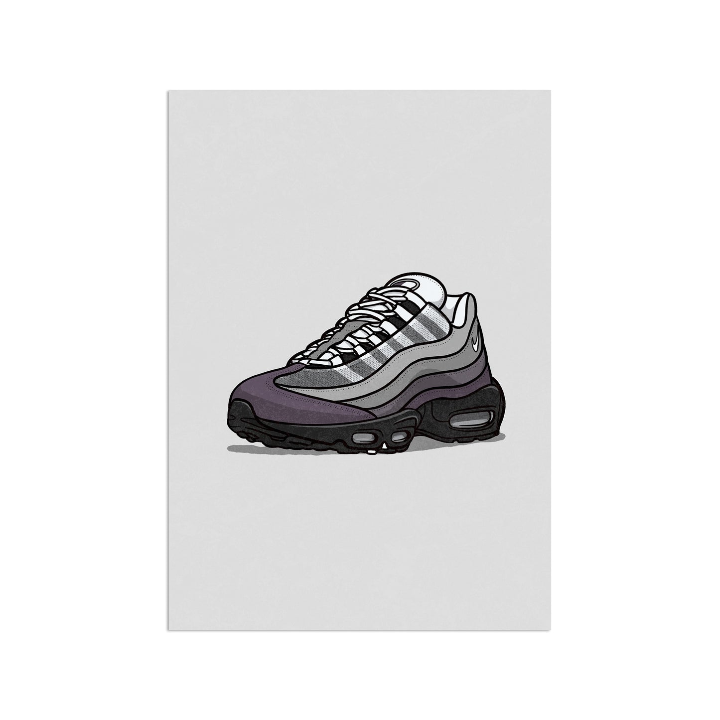 AM95 Grey Gradient Print