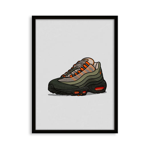 AM95 Neutral Olive Print