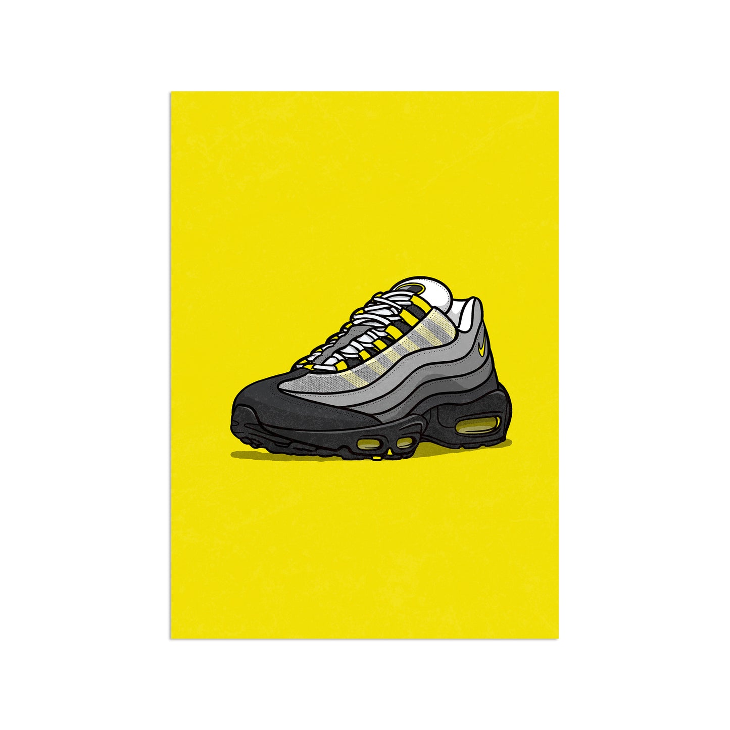 AM95 Tour Yellow on Yellow Print