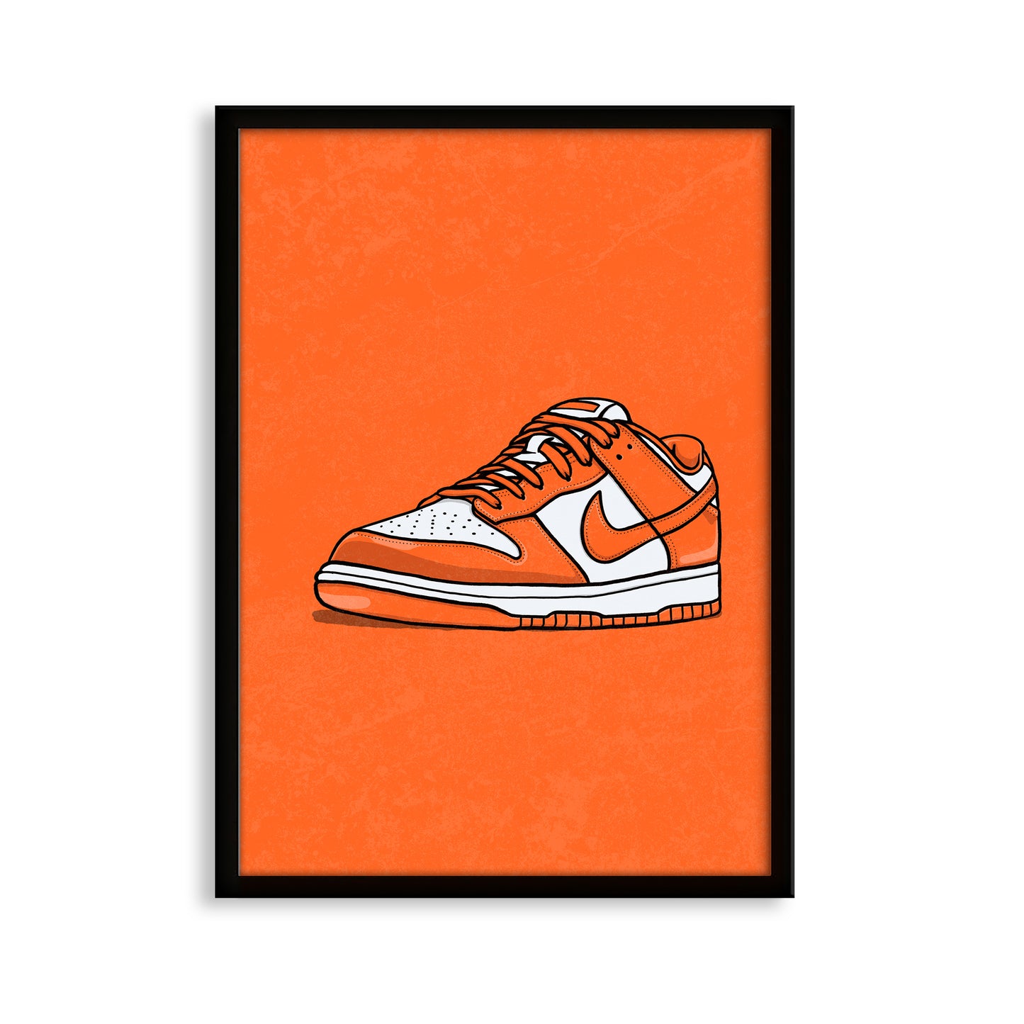 Dunk Low Syracuse on Orange Print