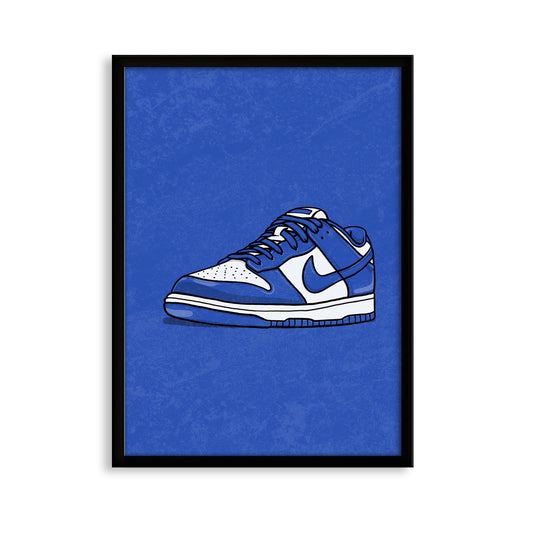 Dunk Low Kentucky on Blue Print