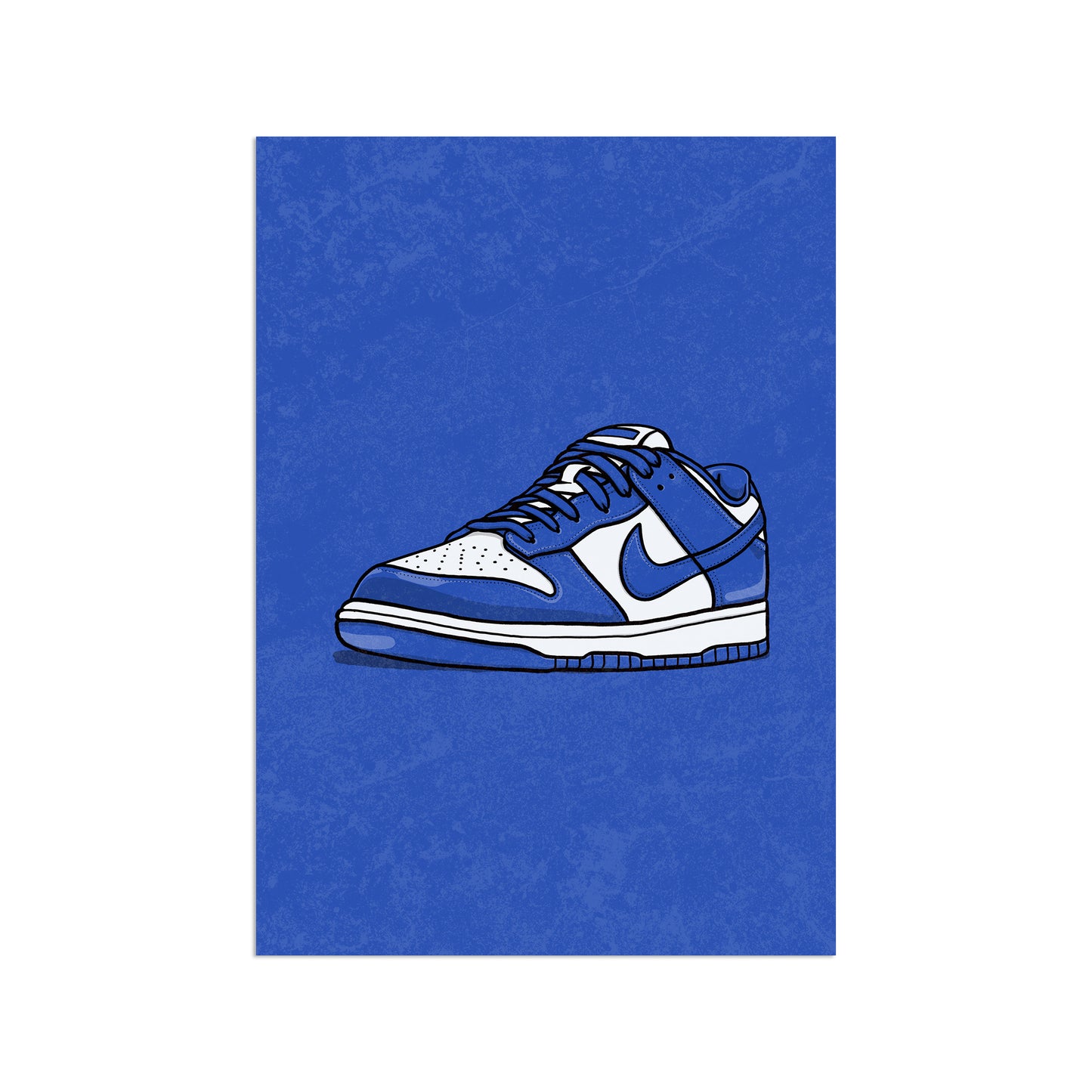 Dunk Low Kentucky on Blue Print