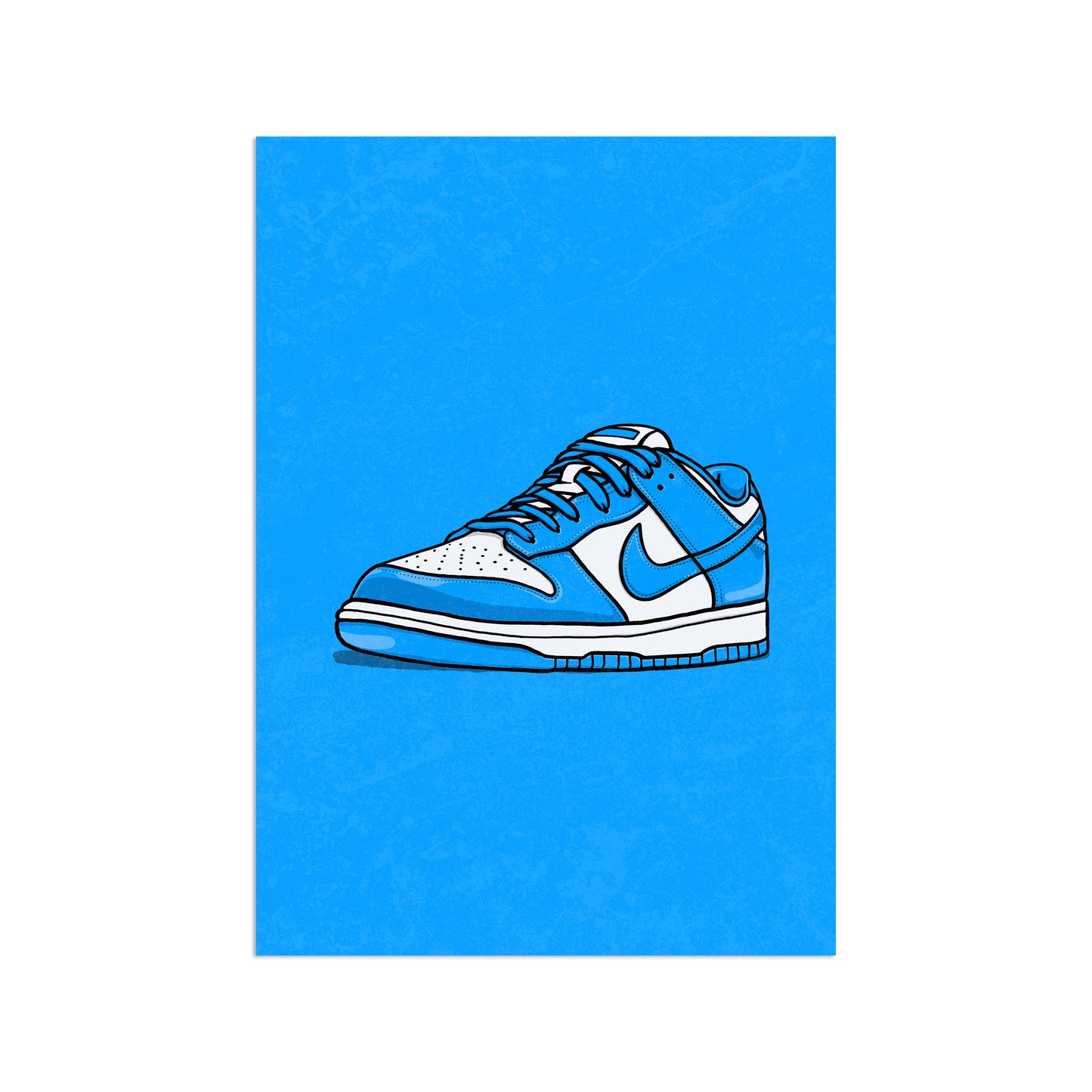 Dunk Low UNC on Blue Print