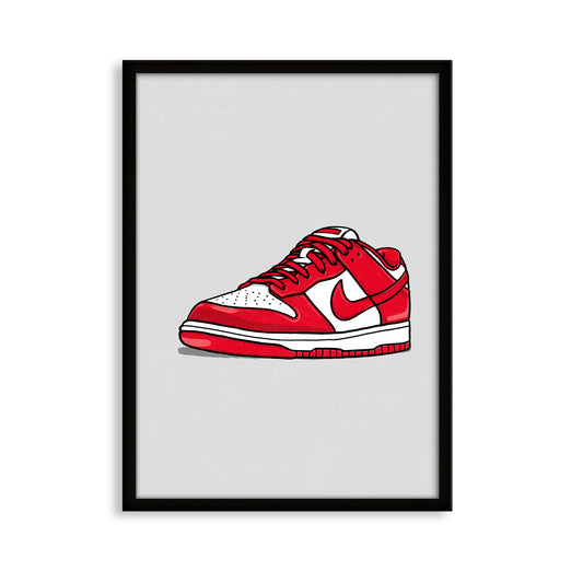 Dunk Low University Red Print
