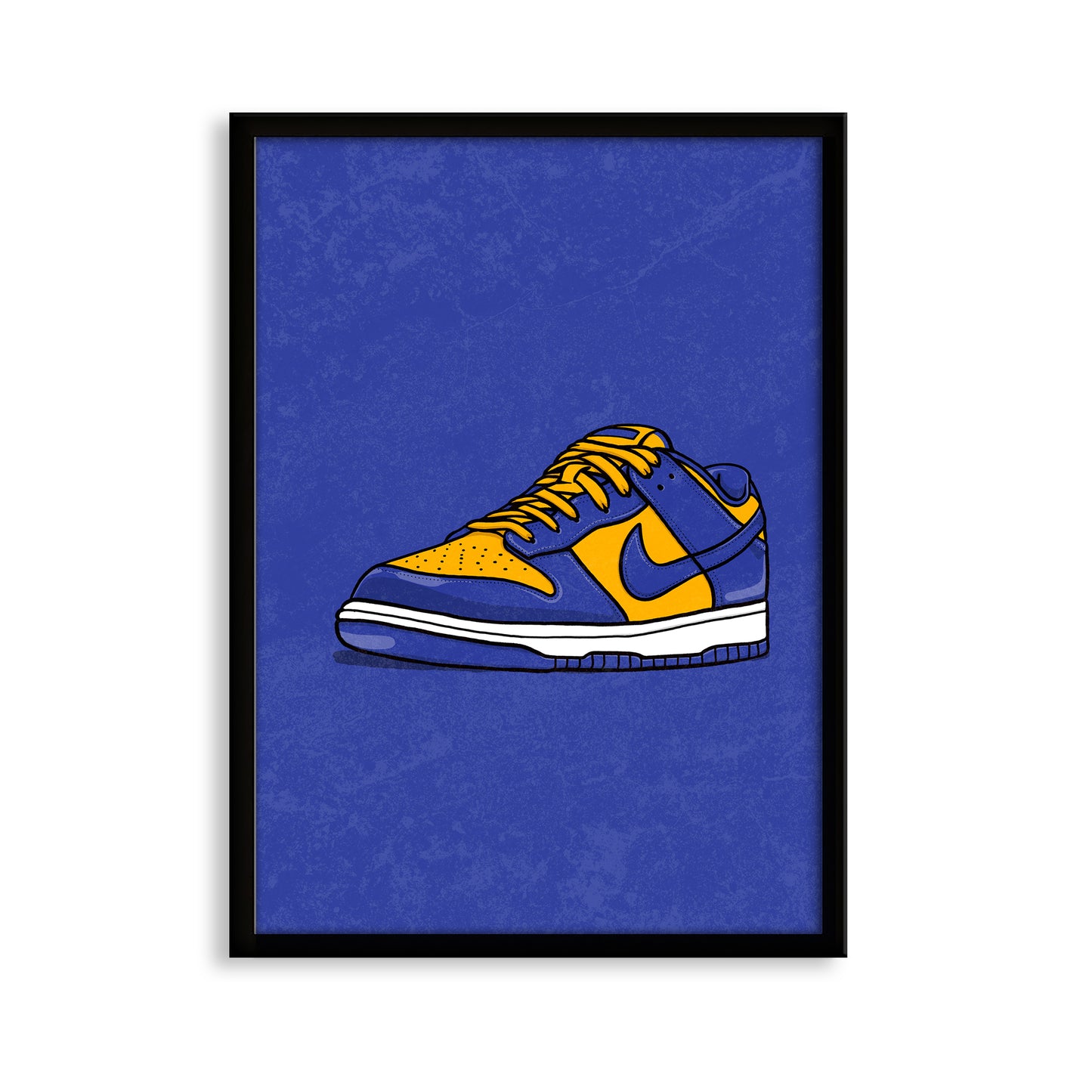 Dunk Low UCLA on Blue Print