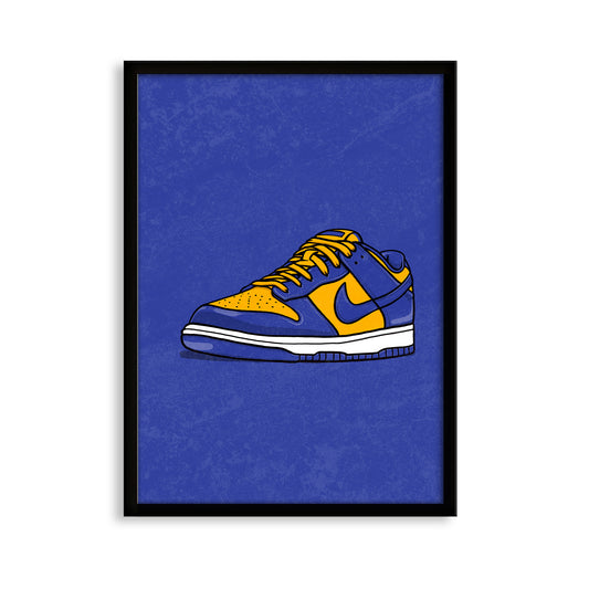Dunk Low UCLA on Blue Print