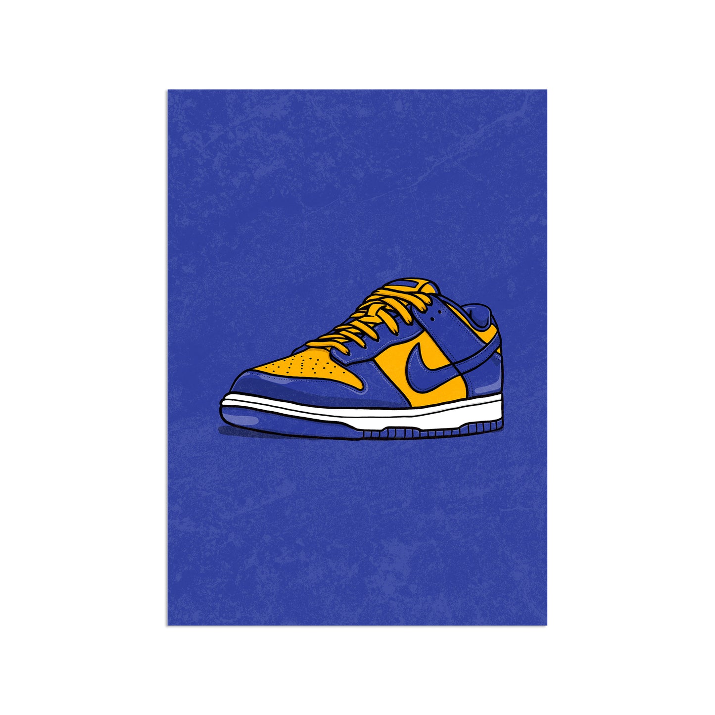 Dunk Low UCLA on Blue Print