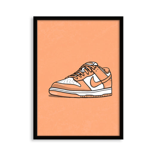 Dunk Low Peach Cream on Peach Print