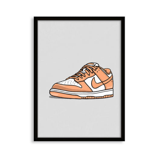 Dunk Low Peach Cream Print