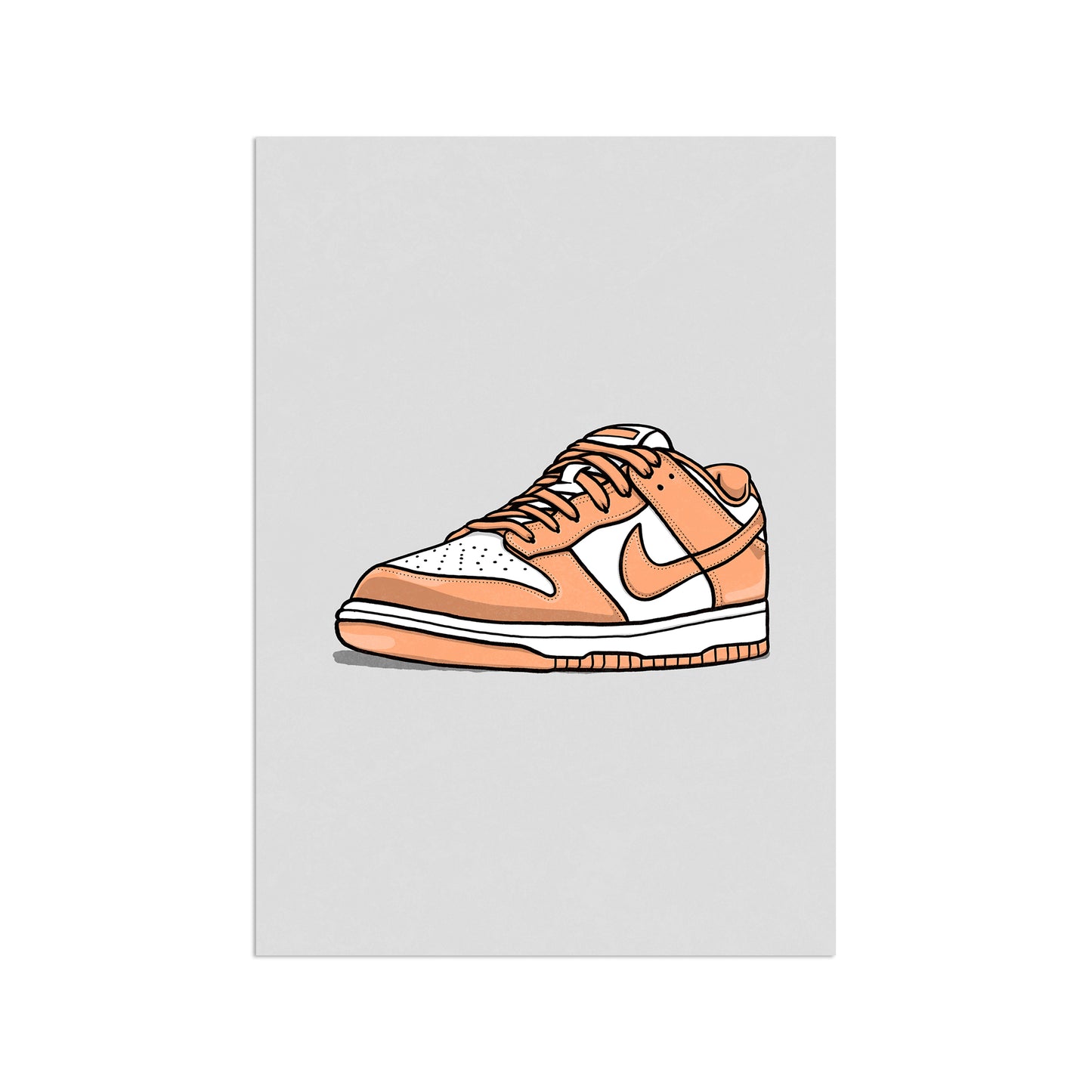 Dunk Low Peach Cream Print