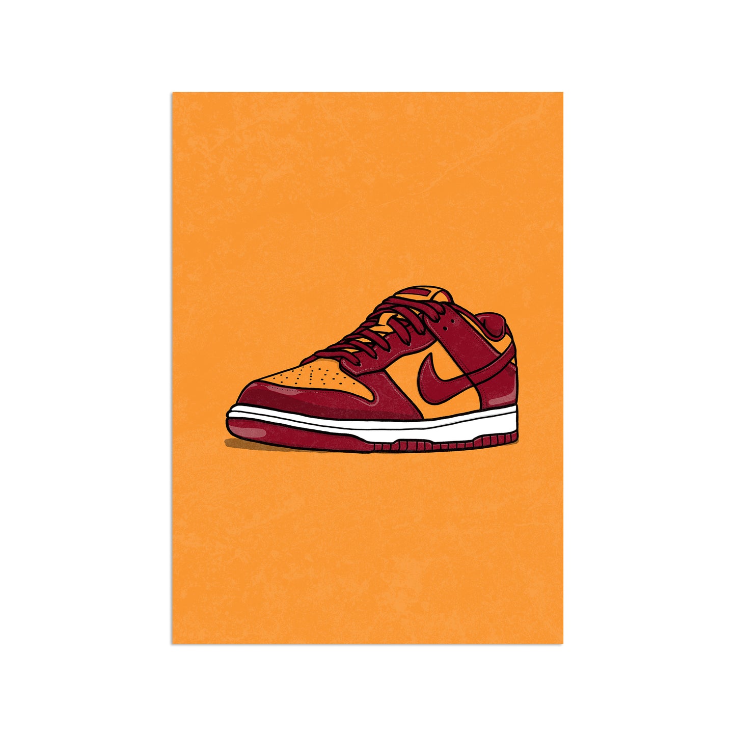 Dunk Low Midas Gold on Yellow Print