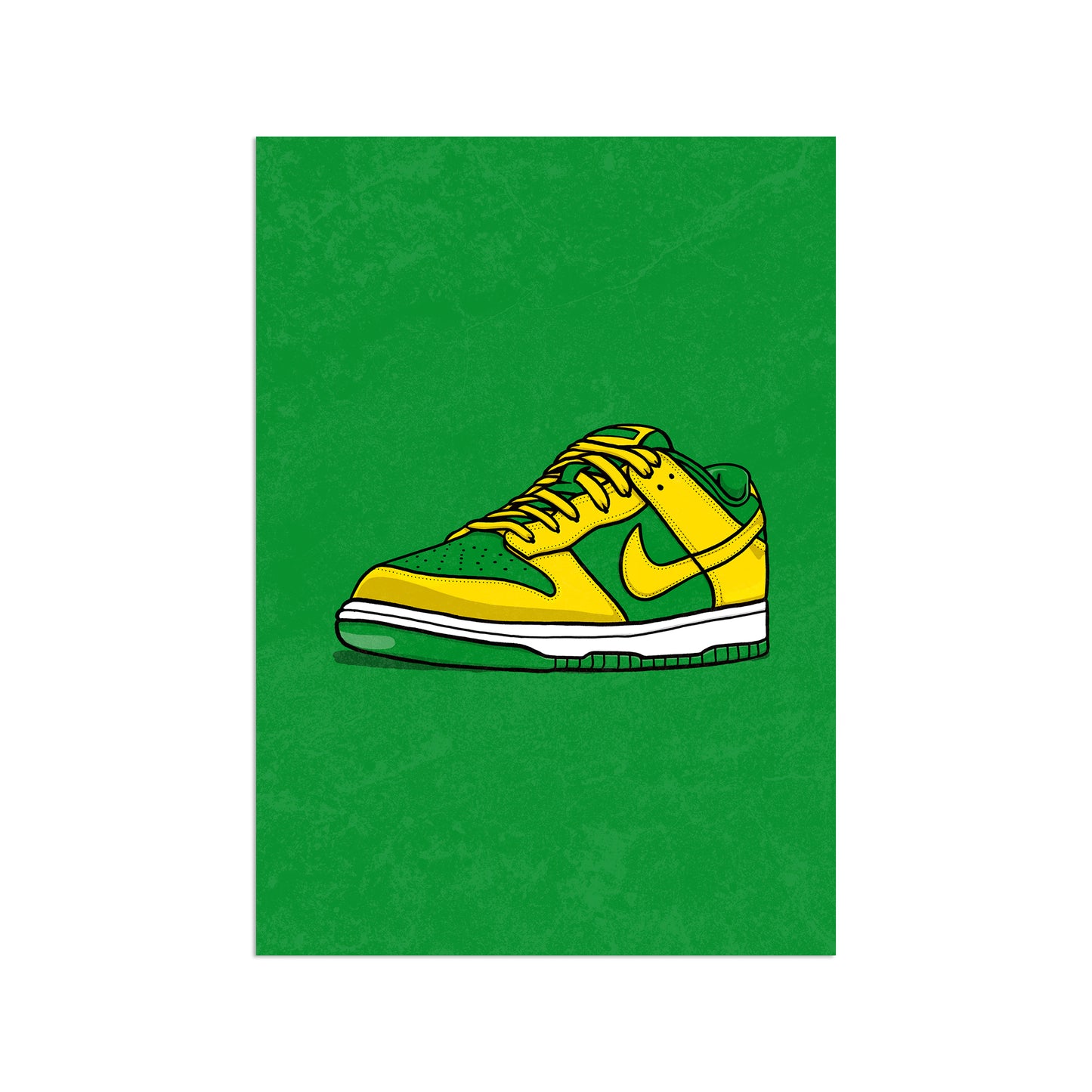 Dunk Low BTTYS Oregon on Green Print