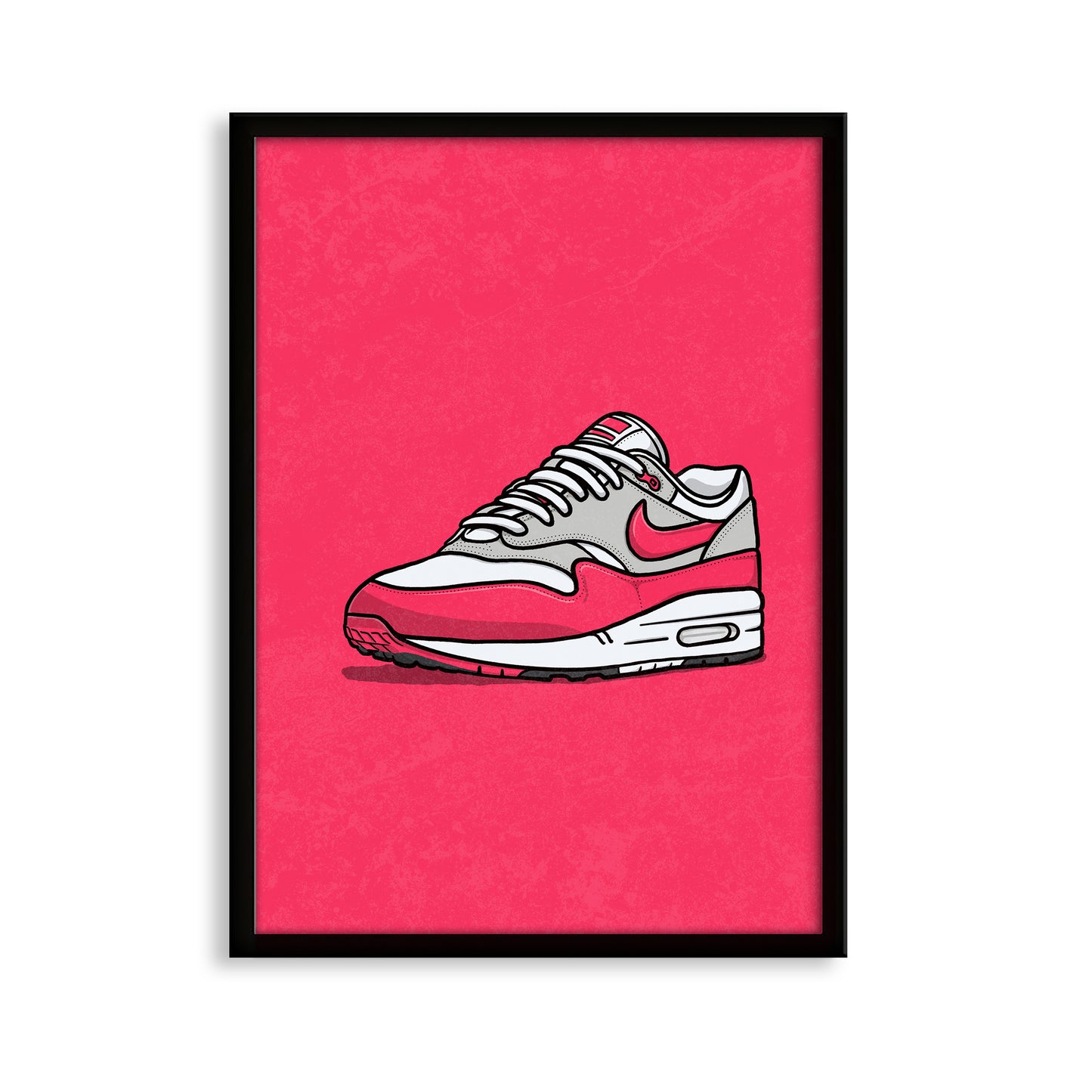 AM1 University Red on Red Print