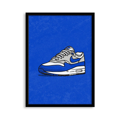 AM1 Royal Blue on Blue Print