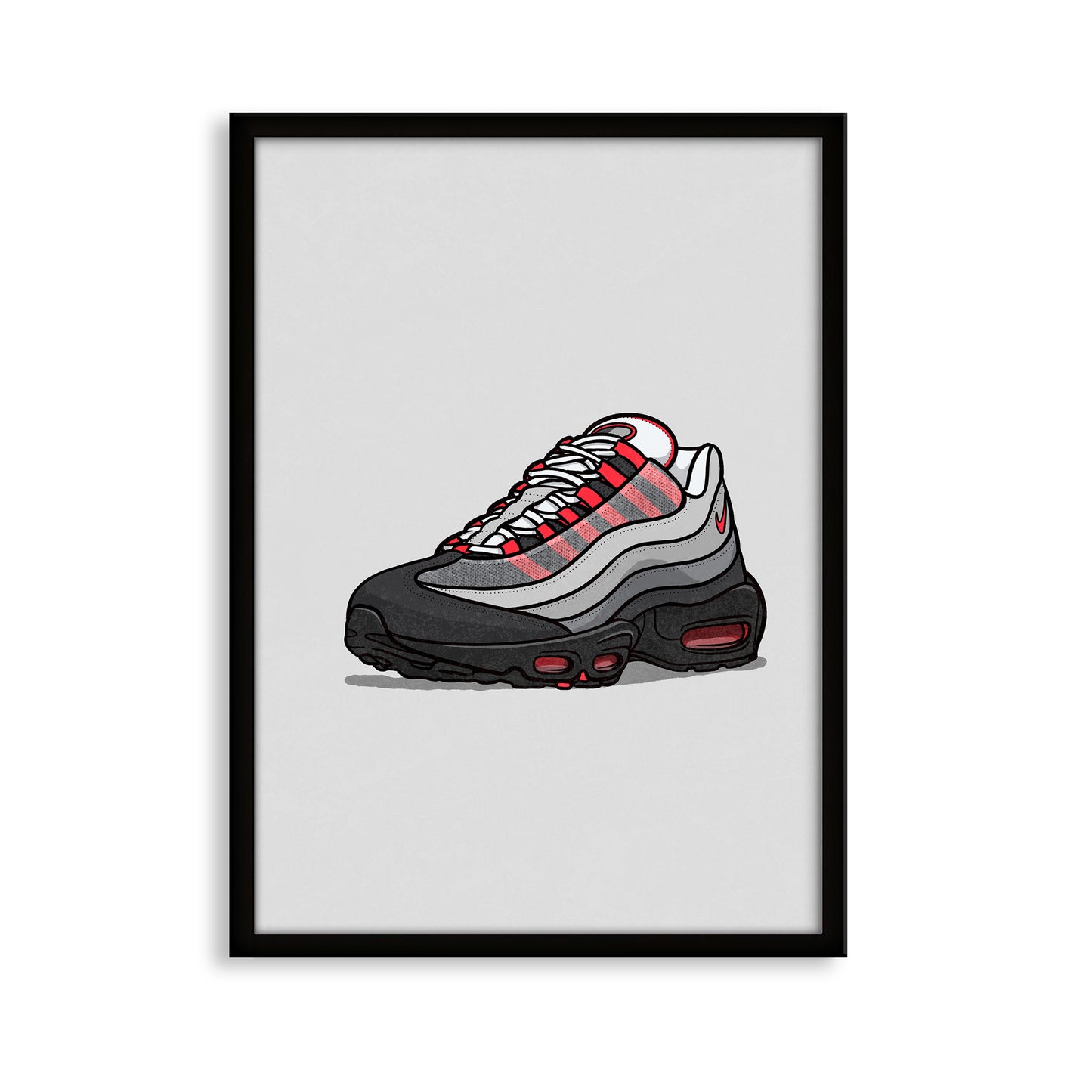 AM95 Solar Red Print