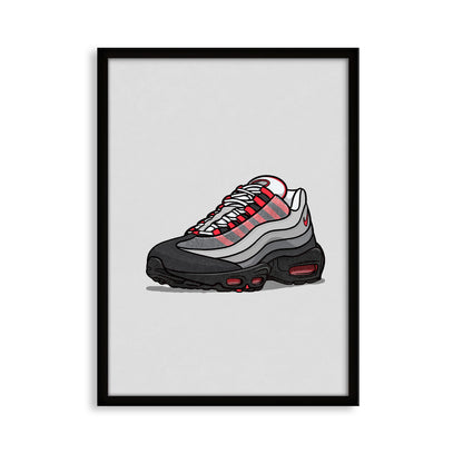 AM95 Solar Red Print
