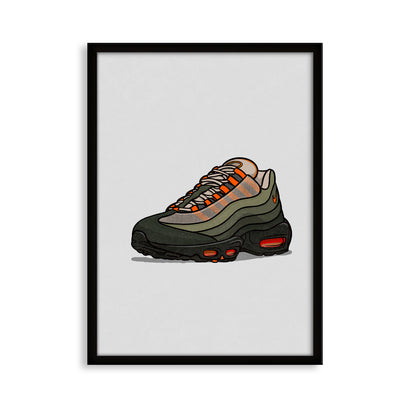 AM95 Neutral Olive Print