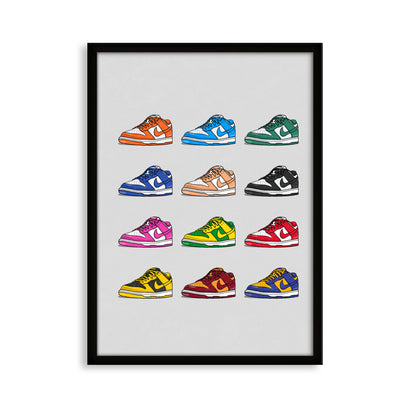 Dunk Low Grid Print