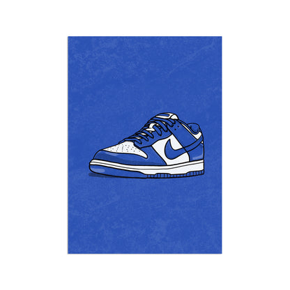 Dunk Low Kentucky on Blue Print